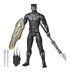 Figura De Acción De Pantera Negra De Lujo De Marvel Titan