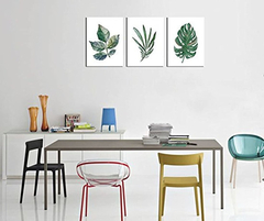 Lienzo Decorativo Para Pared, Diseño De Hoja Verde - tienda online