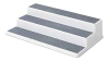 Organizador De Armario De 3 Niveles Antideslizante, Gris