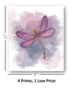 Dragonflies Art Hermosas Decoración Del Hogar - tienda online