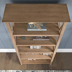 Imagen de Estantería De Madera Color Marrón Claro De 5 Niveles.