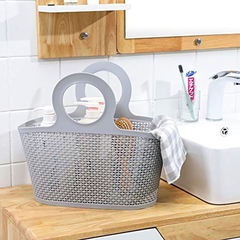 Cesta De Ducha De Plástico Cesta De Almacenamiento Portátil - tienda online