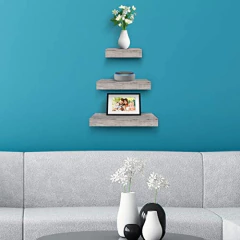 Estantería Esquinera De Madera Color Gris/3 Unidades. - Danielle's Store