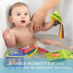 Libros De Tela Suave Brillante Para Bebés - tienda online