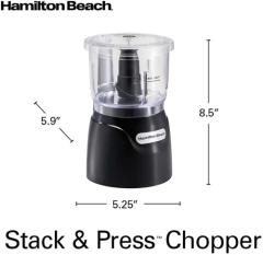 Procesador De Alimentos Hamilton Beach, 350w, 711 Ml