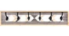 Excello Global Products Chevron - Perchero Con 7 Ganchos