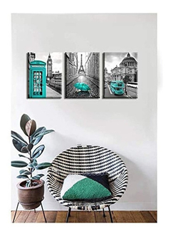 Maectpo Paris - Cuadro Decorativo Para Dormitorio, Lienzo - Danielle's Store