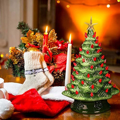 Imagen de Bombillas De Plástico De Cerámica Para Árbol De Navidad