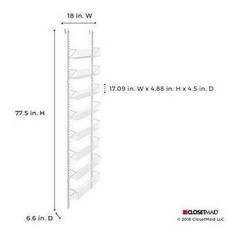 Closetmaid Organizador De Canasta De Pared Y Puerta en internet