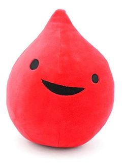 Peluche Para Niños Diseño De Gota De Sangre. I Heart Guts