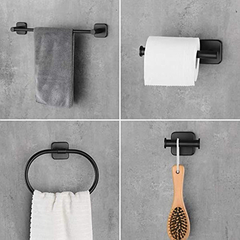 Imagen de Juego De Accesorios Para Baño (4 Piezas, Acero Inoxidable