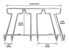 Kit De Montaje  chrome Bajo Gabinete Vidrio A Vino Rack en internet
