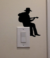 Yingkai Cowboy Tocando La Guitarra Decorativo Para Pared