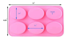 2-pack Silicona Jabón Moldes - comprar online