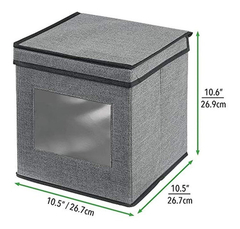 Caja Organizadora De Tela Suave Para Armario