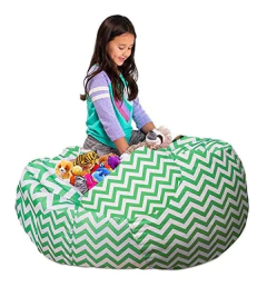 Pufs Sillón Puff Con Almacenamiento Contenedor De Peluches - tienda online