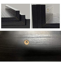 Estantería Flotantes De 3 Niveles, De Metal Color Negro - tienda online