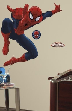 Ultimate Spiderman Peel And Stick Tatuajes De Pared Gigante - comprar online