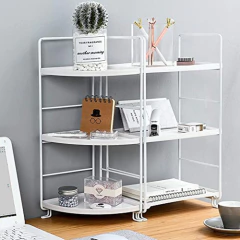 Estantería Multiusos De Acero Color Blanco De 3 Niveles. - tienda online