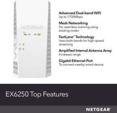 Router Wifi Netgear Ex6250, Extensor Y Punto De Acceso - tienda online