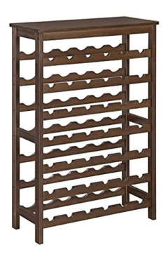 Estantería De Madera Para Botellas De Vino,color Marrón.