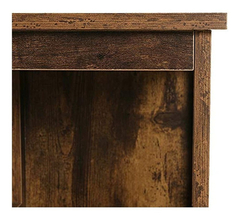 Imagen de Estantería De Madera Color Marrón De 3 Niveles Y 2 Cajones.