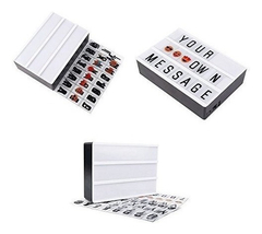 Caja De Luz Led Con 90 Letras - Danielle's Store