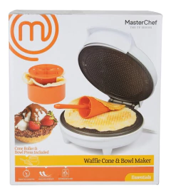 Máquina Para Hacer Gofres Y Tazones Masterchef, Incluye Mold