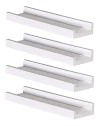 Estanteria Flotantes De Pared, 4 Niveles, Color Blanco