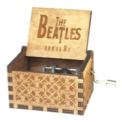 Mecanismo De 18 Notas Artesanía De Caja De Música De Madera