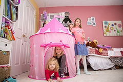 Tienda Para Niñas De Kiddey Estilo Castillo (rosa)