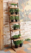 Estantería Multiusos De Madera Color Marrón/6 Niveles