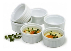 Norpro  ounce Cazoletas De Porcelana, Conjunto De 6