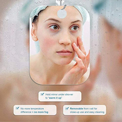 Xoyo-fogless Espejo De Ducha Con Adhesivo Sin Marco en internet
