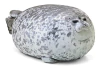 Peluche De Algodón Diseño De Foca Color Gris De 11 In.