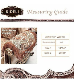 Sideli Luxury Sofa Arm Chair Pad Funda De Sofá De Cuero - Danielle's Store