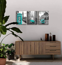 Imagen de Maectpo Paris - Cuadro Decorativo Para Dormitorio, Lienzo