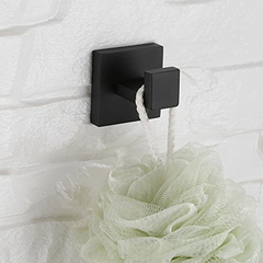 Imagen de Luckin - Accesorios De Baño De 4 Piezas, Color Negro Mate