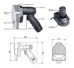 Zz Pro Eléctrico Eléctrico Shawarma Doner Kebab Cuchillo 110