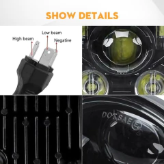Luces Delanteras Spaceone, Compatible C/ Harley Davidson 883 - Danielle's Store