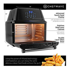 Chefwave - Horno Freidora De Aire De 16 Cuartos De Galón en internet