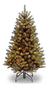 Árbol De Abeto Con Luces Transparentes