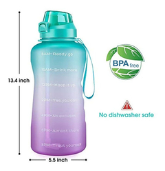 4aminla - Botella De Agua Motivadora Con Marcador De Tiempo - comprar online