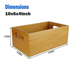 Organizador De Madera De Pino 4 Paquetes, 2.4 X 3.9 In - comprar online