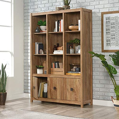 Estantería De Madera Color Marrón, 9 Espacios/3 Puertas - Danielle's Store