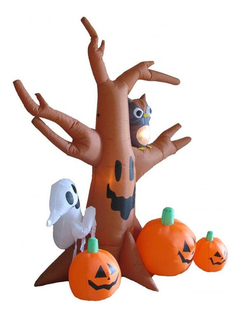 Árbol Fantasma Y Calabazas Halloween en internet