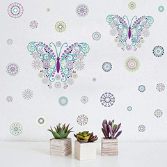 Adhesivo Decorativo Para Pared, Diseño De Mariposa en internet