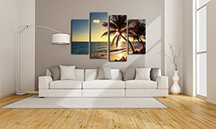 Lienzo De Atardecer En El Mar Ideal Para Decoración. en internet