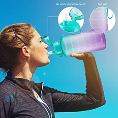 4aminla - Botella De Agua Motivadora Con Marcador De Tiempo - Danielle's Store