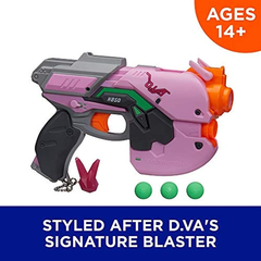 Nerf Overwatch D.va Rival Blaster Con 3 Rondas en internet